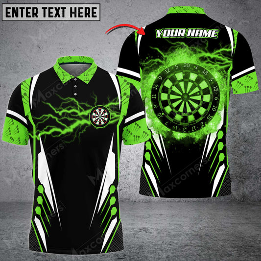 Thunder Personalized Darts Button Polo — Design 03