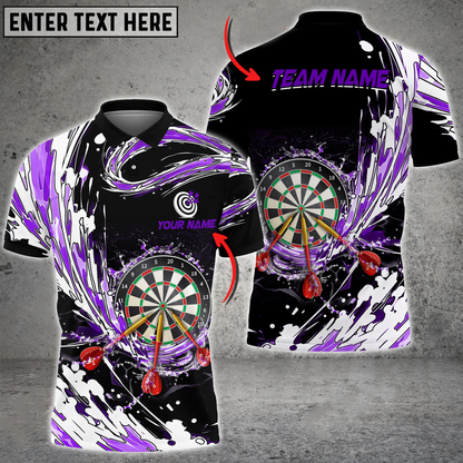 Breath of Water Personalized Darts Button Polo