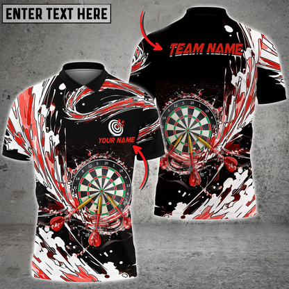 Breath of Water Personalized Darts Button Polo