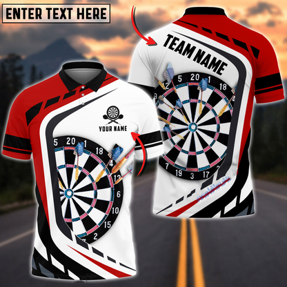 Board Personalized Darts Button Polo