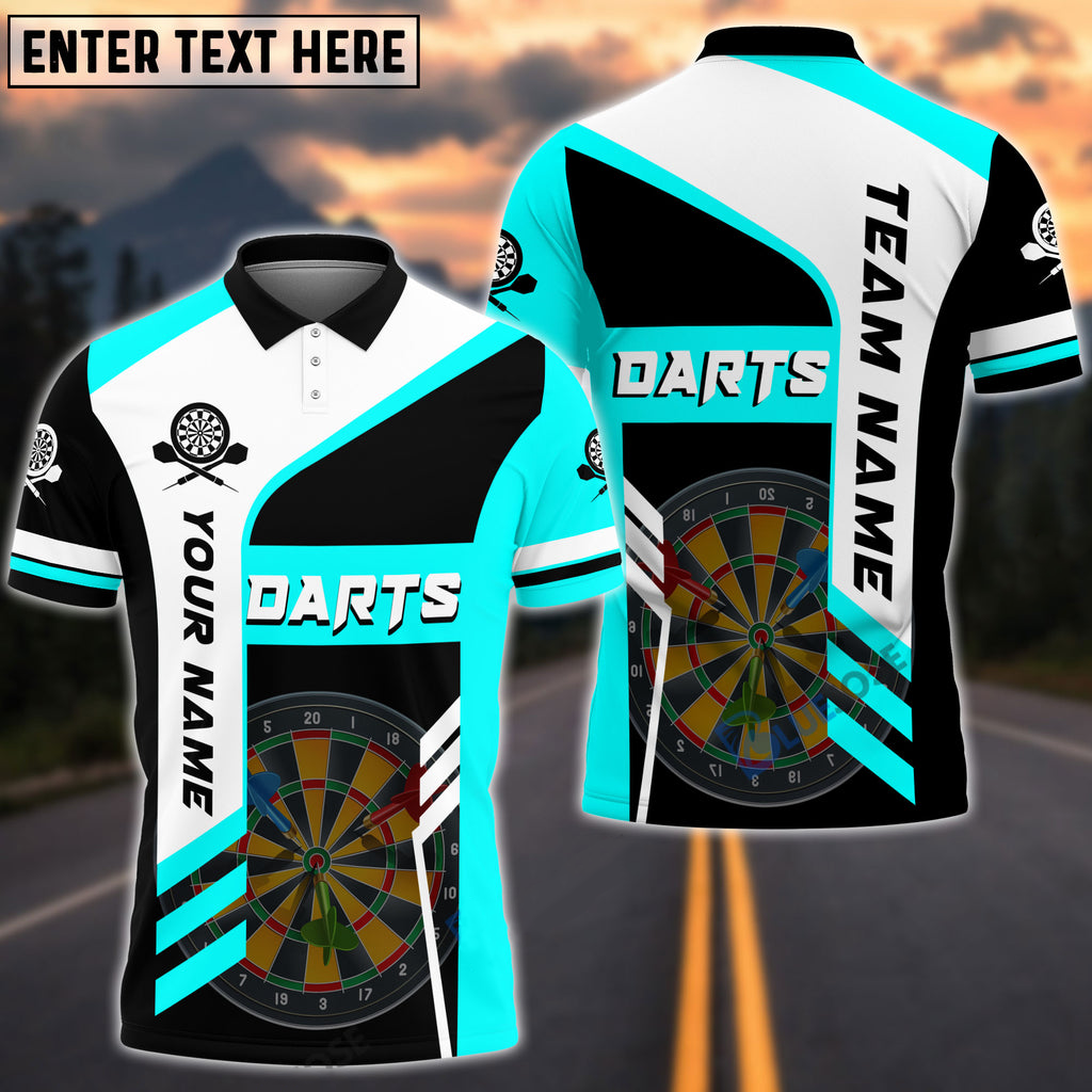 Board Multil Color Personalized Darts Button Polo