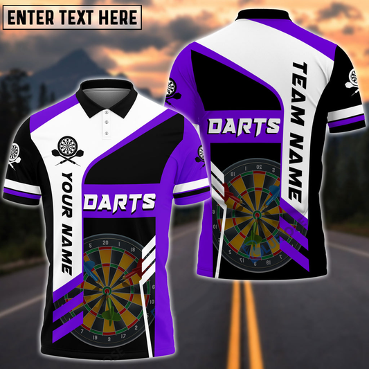 Board Multil Color Personalized Darts Button Polo