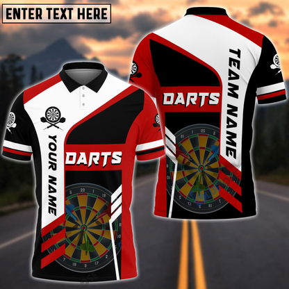 Sport Dartboard Personalized Darts Button Polo