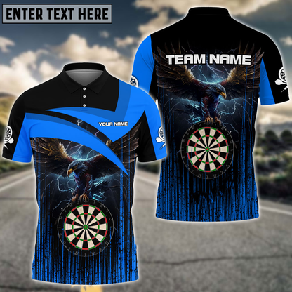 Thunder Eagle Personalized Darts Button Polo