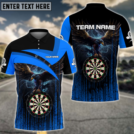 Thunder Eagle Personalized Darts Button Polo