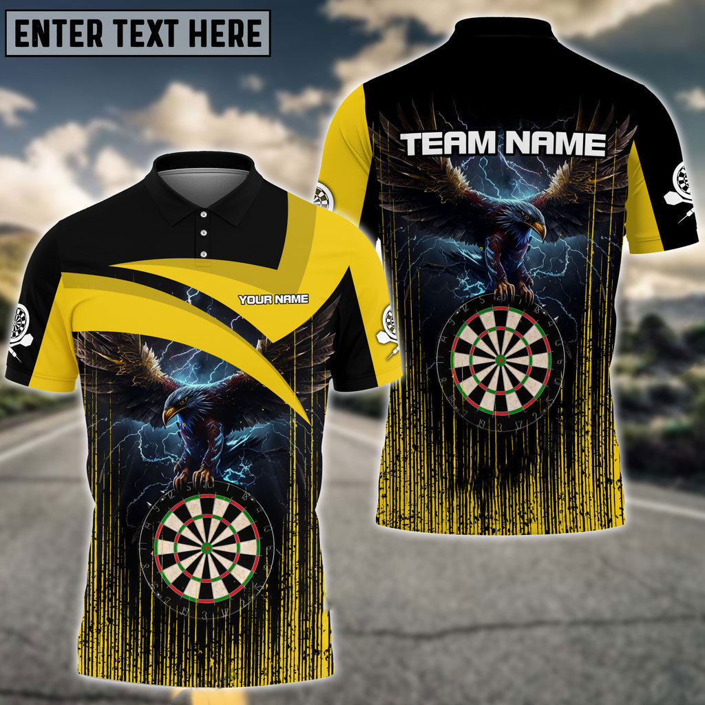 Thunder Eagle Personalized Darts Button Polo