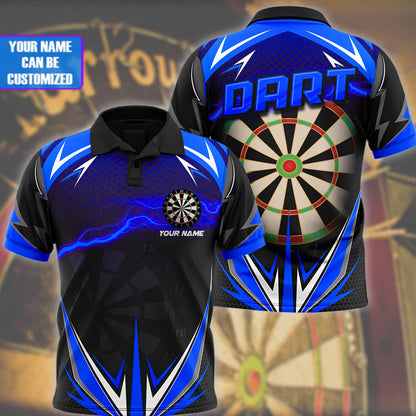 With Personalized Darts Button Polo
