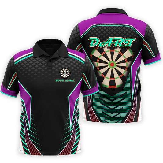 Women Personalized Darts Button Polo