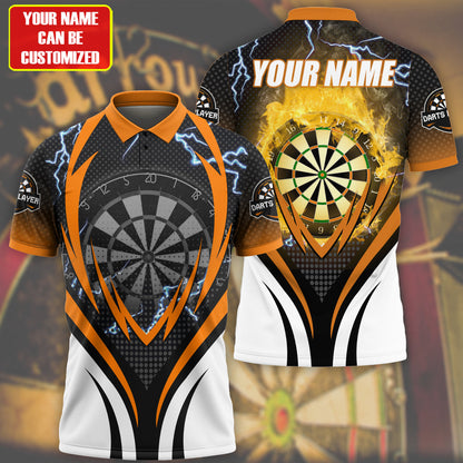 For Teams Personalized Darts Button Polo