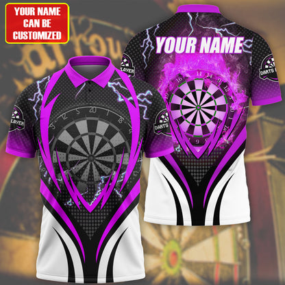 For Teams Personalized Darts Button Polo