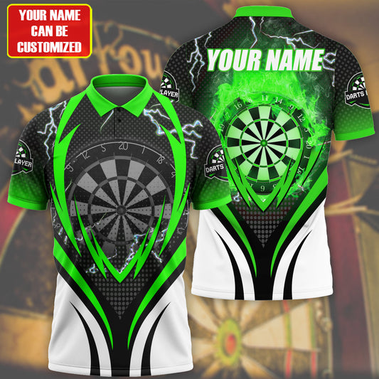 For Teams Multicolor Personalized Darts Button Polo