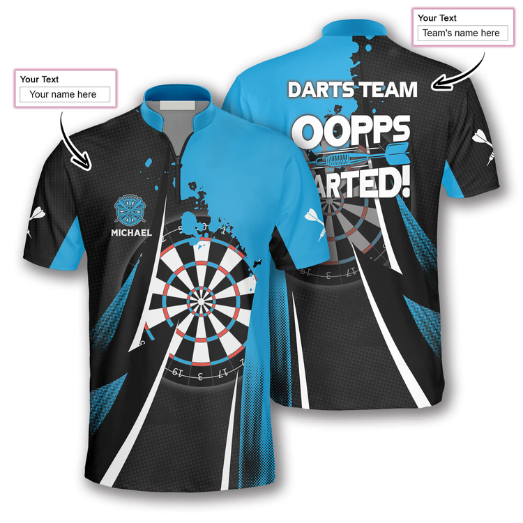 Oopps I Darted and Personalized Darts Button Polo