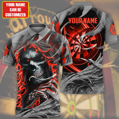 Reaper ( More Color Options ) Personalized Darts Button Polo
