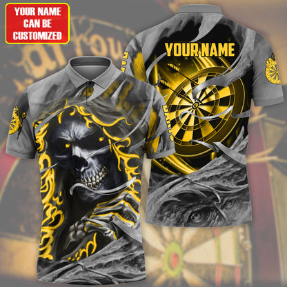 Reaper ( More Color Options ) Personalized Darts Button Polo