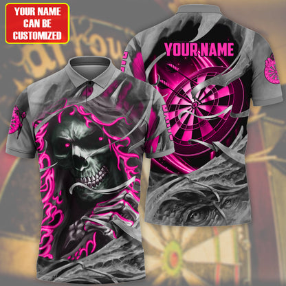 Reaper ( More Color Options ) Personalized Darts Button Polo