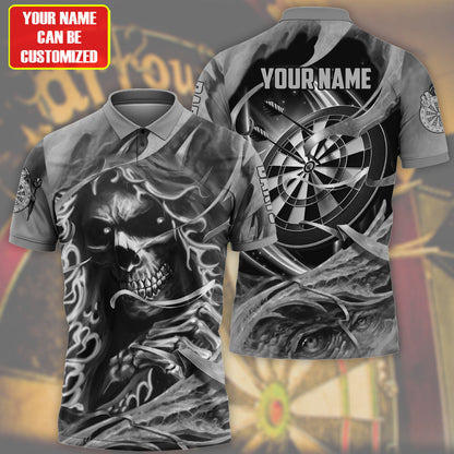 Reaper ( More Color Options ) Personalized Darts Button Polo