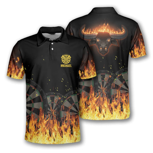 Buffalo Polo Personalized Darts Button Polo