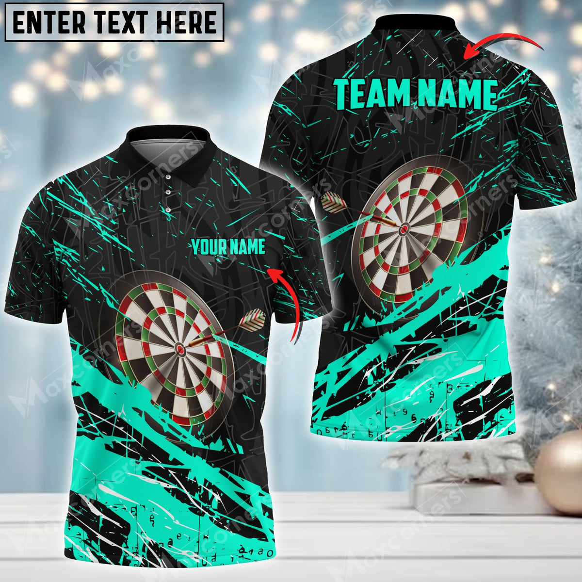 Style Your Personalized Darts Button Polo