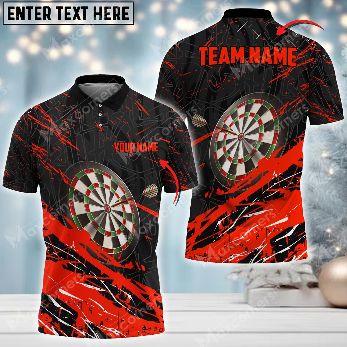 Style Your Personalized Darts Button Polo