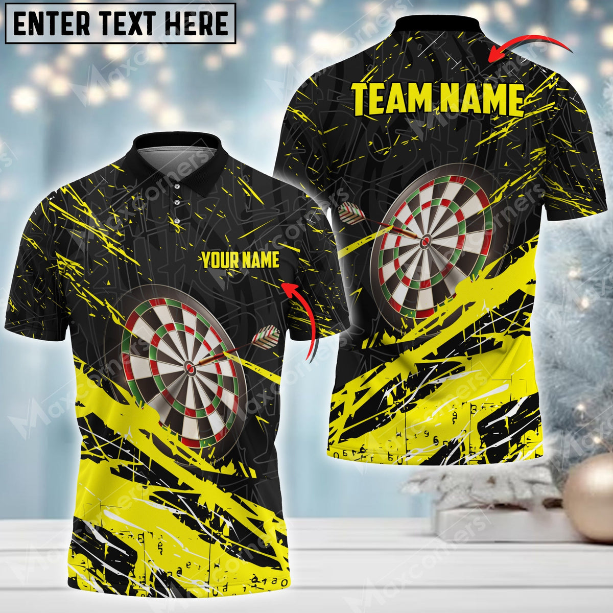 Style Your Personalized Darts Button Polo