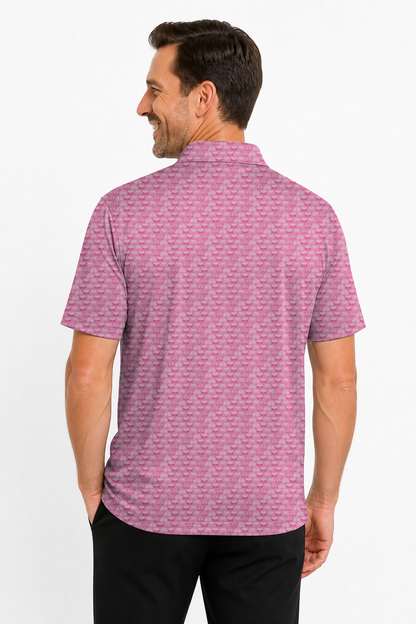 Lowrise Highleg Double Take Golf Polo Shirt 13 – male back