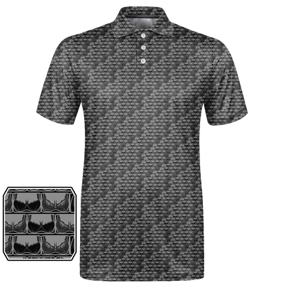 Lowrise Highleg Double Take Golf Polo Shirt 14 – flat front