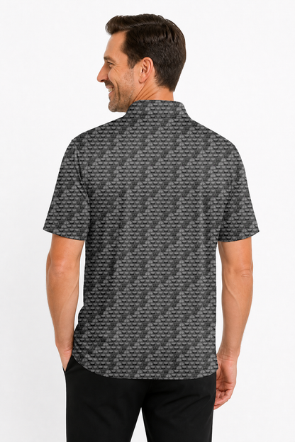Lowrise Highleg Double Take Golf Polo Shirt 14 – male back