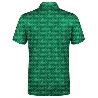 Lowrise Highleg Double Take Golf Polo Shirt 03 – flat back