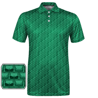 Lowrise Highleg Double Take Golf Polo Shirt 03 – flat front