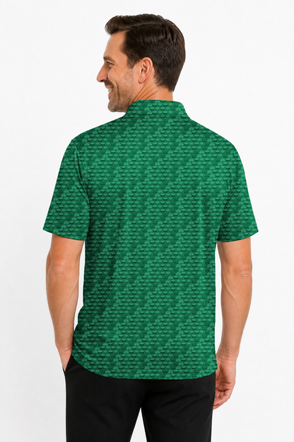 Lowrise Highleg Double Take Golf Polo Shirt 03 – male back