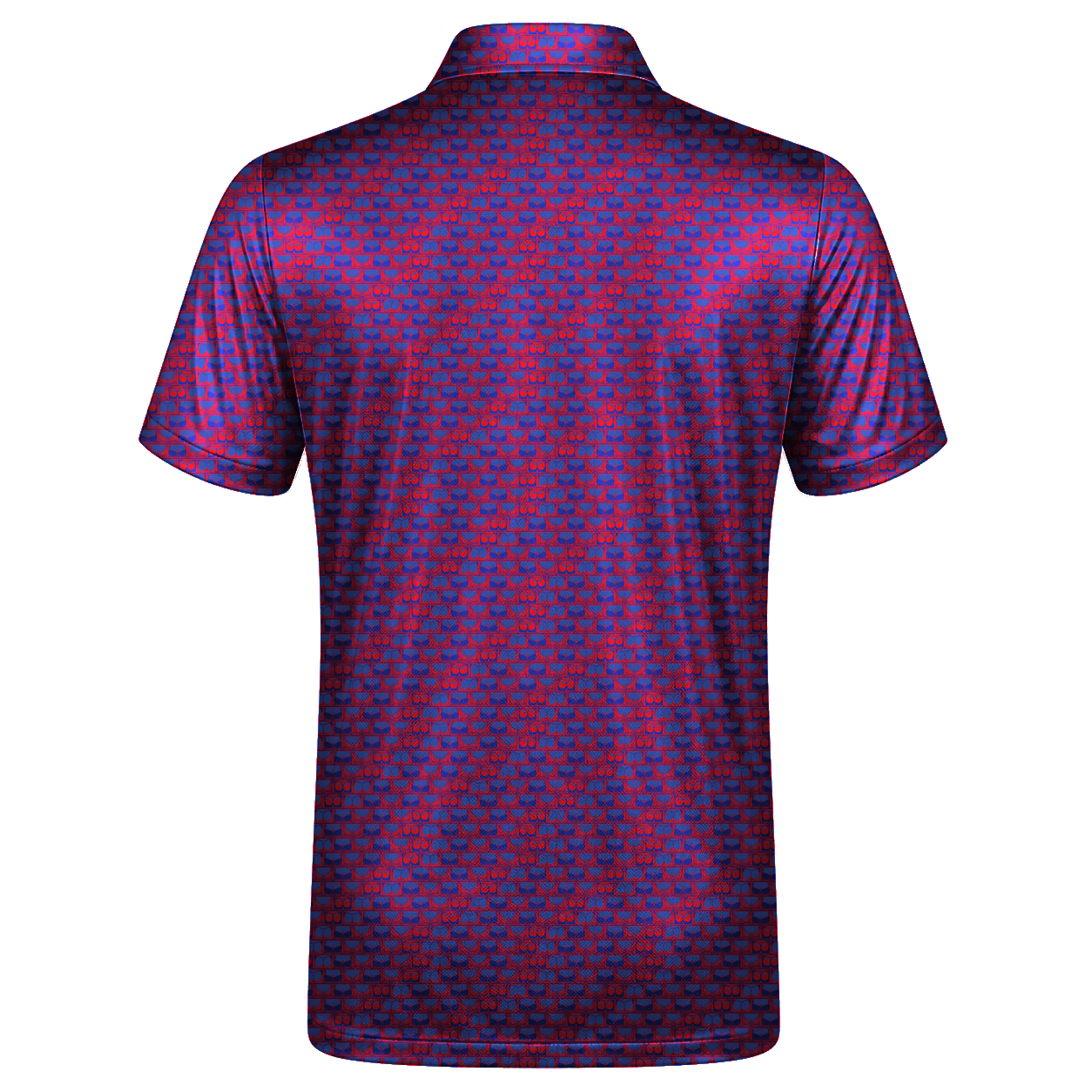Lowrise Highleg Double Take Golf Polo Shirt 02 – flat back