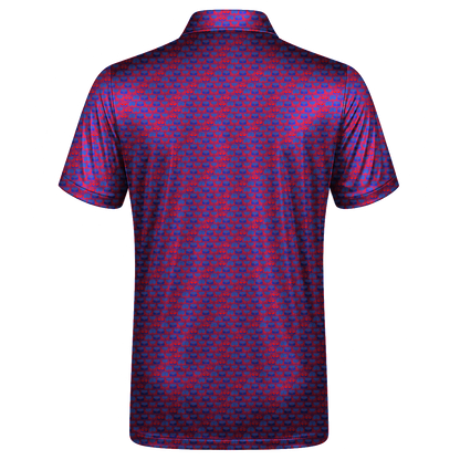 Lowrise Highleg Double Take Golf Polo Shirt 02 – flat back