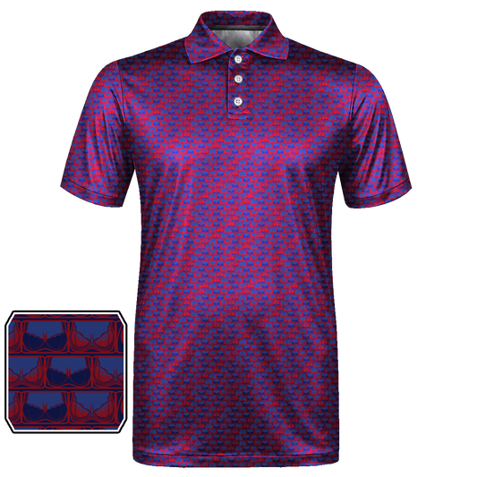 Lowrise Highleg Double Take Golf Polo Shirt 02 – flat front