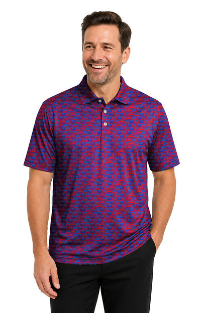 Lowrise Highleg Double Take Golf Polo Shirt 02 – male front