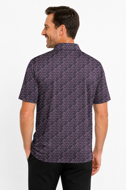Lowrise Highleg Double Take Golf Polo Shirt 01 – male back