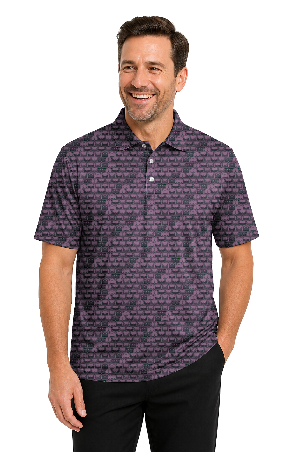 Lowrise Highleg Double Take Golf Polo Shirt 01 – male front