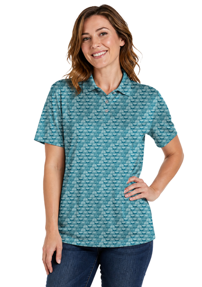 Lowrise Highleg Double Take Golf Polo Shirt 04 – female front