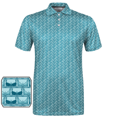 Lowrise Highleg Double Take Golf Polo Shirt 04 – flat front