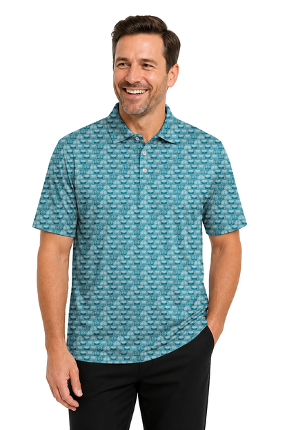 Lowrise Highleg Double Take Golf Polo Shirt 04 – male front