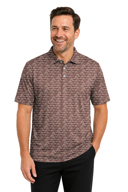 Lowrise Highleg Double Take Golf Polo Shirt 06 – male front