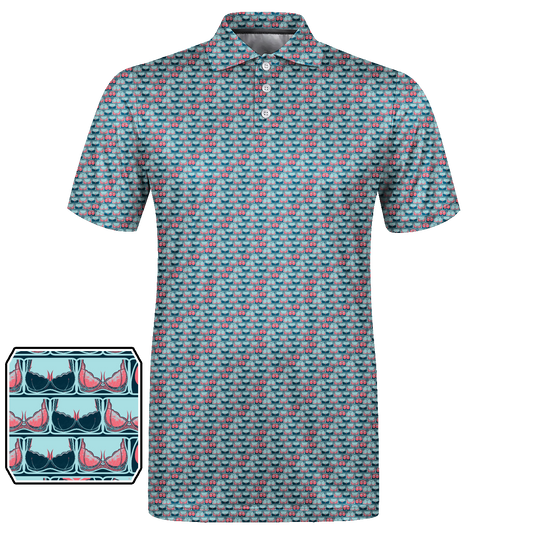 Lowrise Highleg Double Take Golf Polo Shirt 11 – flat front