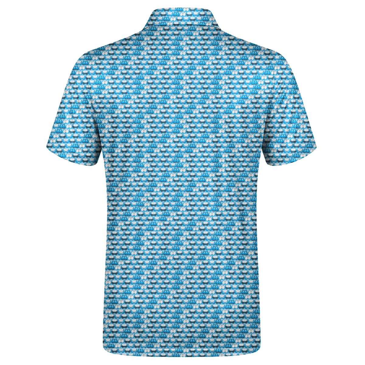 Lowrise Highleg Double Take Golf Polo Shirt 09 – flat back