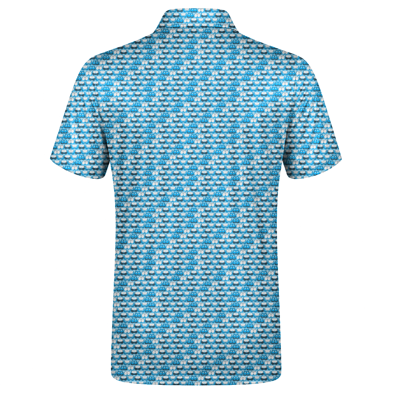 Lowrise Highleg Double Take Golf Polo Shirt 09 – flat back