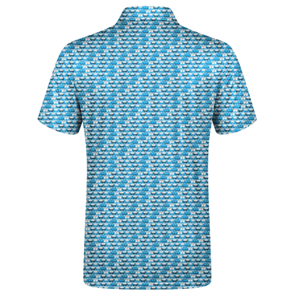 Lowrise Highleg Double Take Golf Polo Shirt 09 – flat back