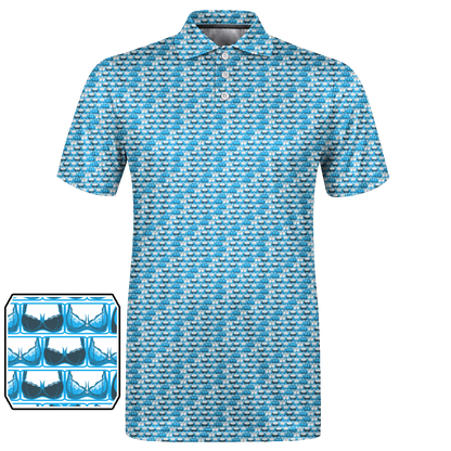 Lowrise Highleg Double Take Golf Polo Shirt 09 – flat front