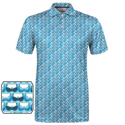 Lowrise Highleg Double Take Golf Polo Shirt 09 – flat front