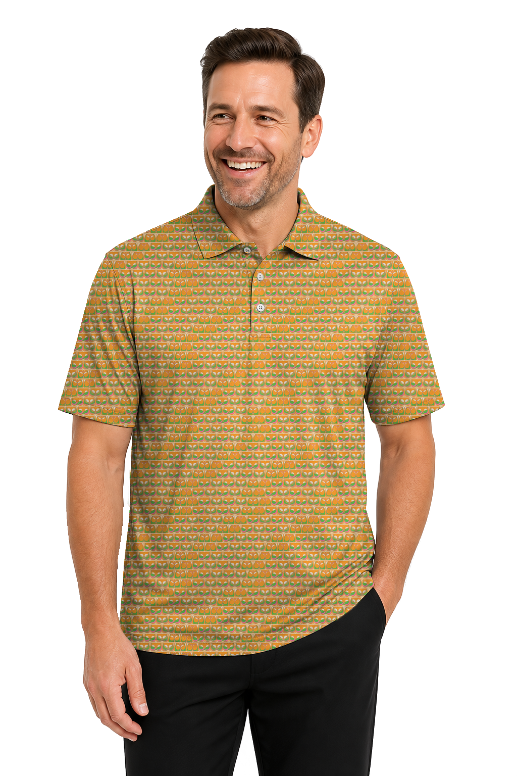 Lowrise Highleg Double Take Golf Polo Shirt 12 – male front