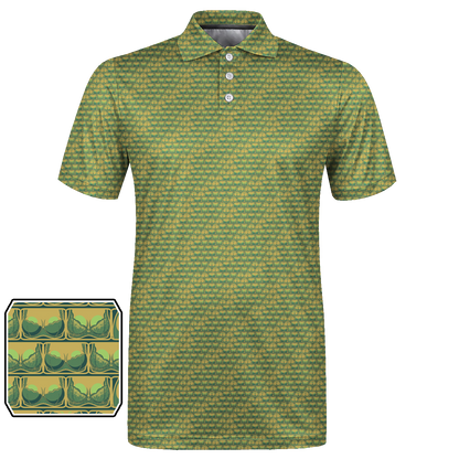 Lowrise Highleg Double Take Golf Polo Shirt 07 – flat front