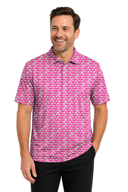 Lowrise Highleg Double Take Golf Polo Shirt 10 – male front