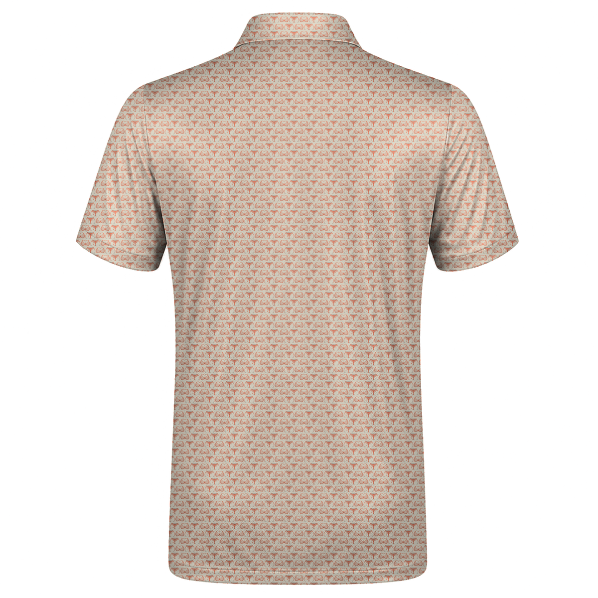 Halloween Web Bone Double Take Golf Polo Shirt 01 – flat back